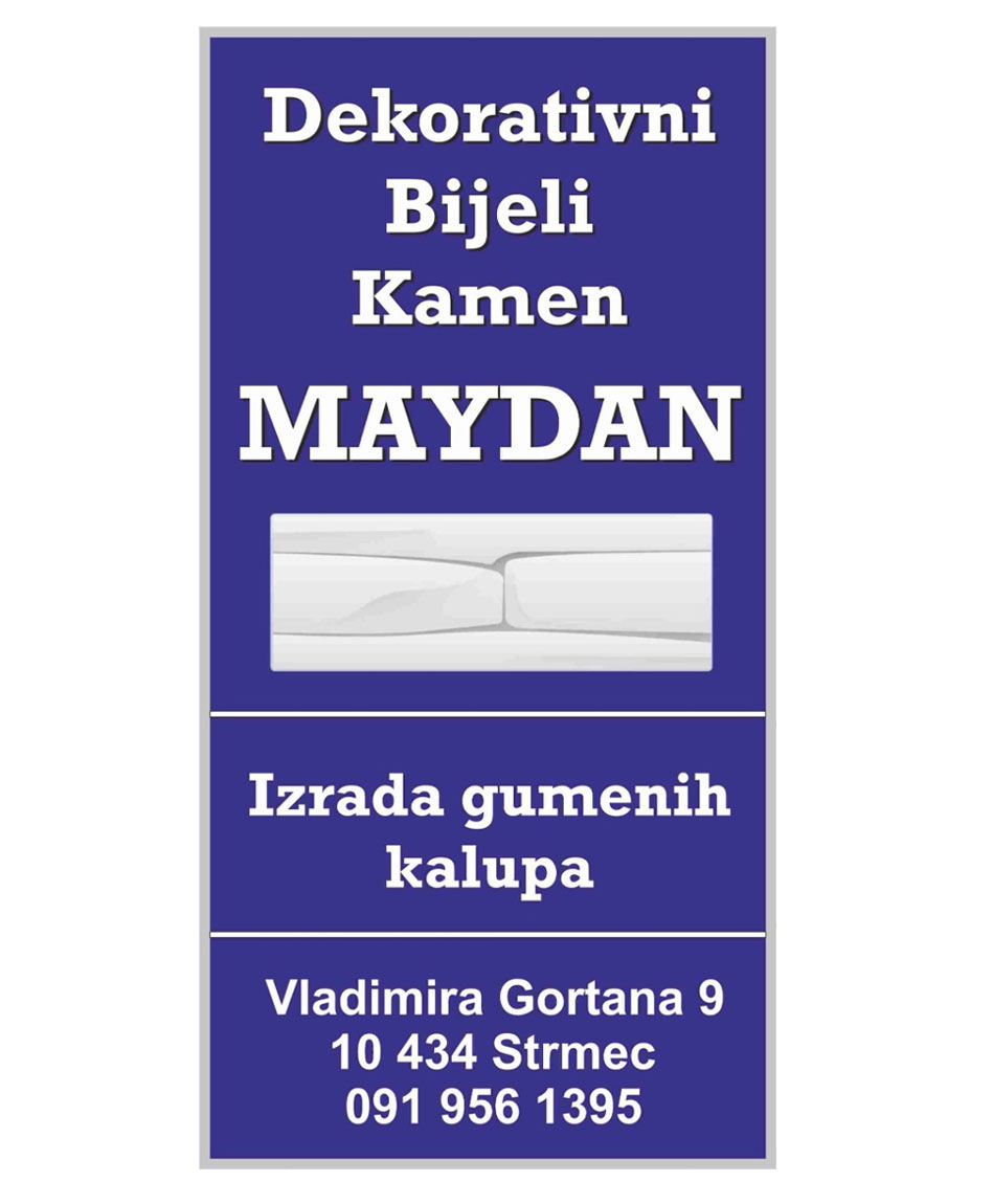 dekorativni bijeli kamen maydan